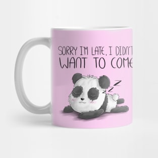 Sleeping Panda Quote Mug